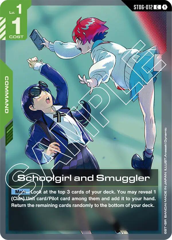 Schoolgirl and Smuggler - Starter Deck 06: Clan Unity (ST06)