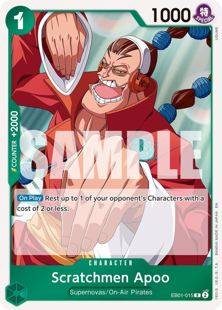 Scratchmen Apoo - EB01-015 (Reprint) - Premium Booster -The Best- Vol. 2 (PRB-02)