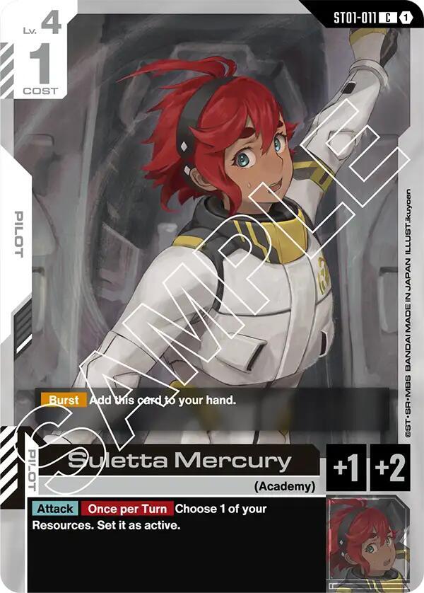 Suletta Mercury - Starter Deck 01: Heroic Beginnings (ST01)