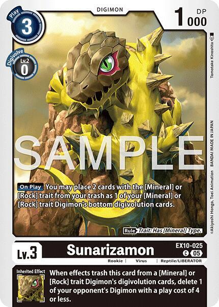 Sunarizamon - Sinister Order (EX-10)