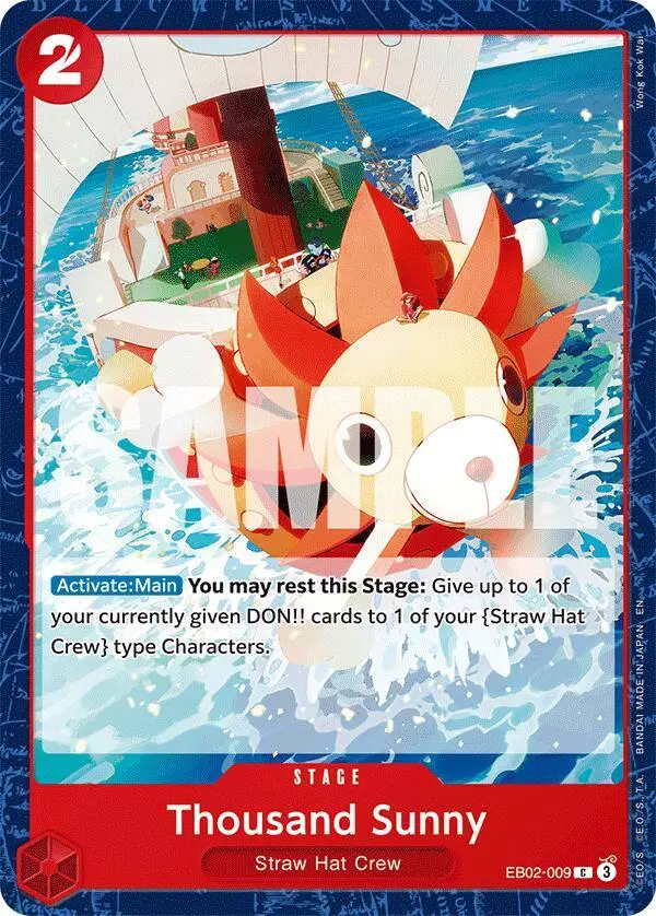 Thousand Sunny - Extra Booster: Anime 25th Collection (EB-02)