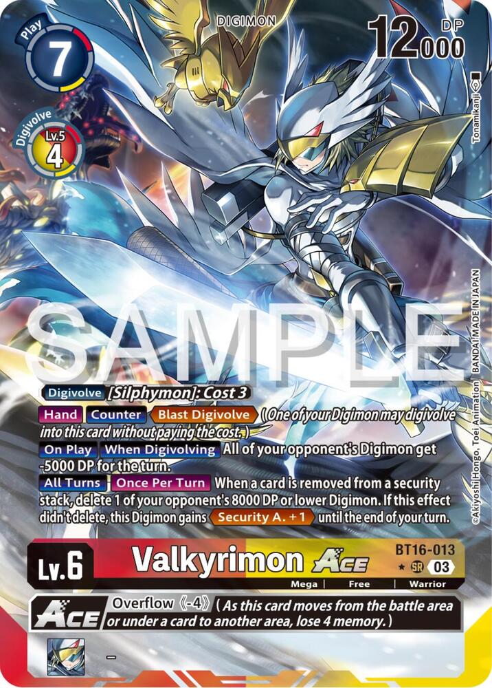 Valkyrimon ACE (Alternate Art) - Beginning Observer (BT-16)