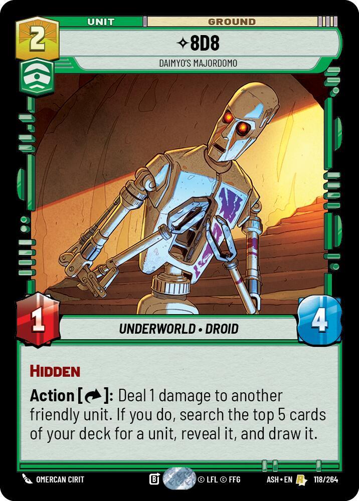 8D8 - Daimyo's Majordomo - Ashes of the Empire (ASH)