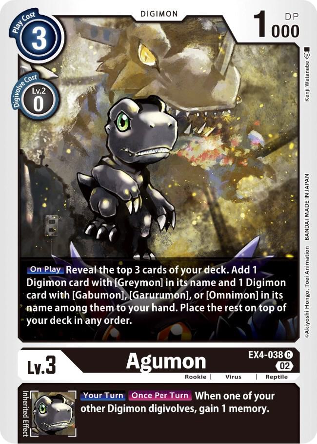 Agumon - EX4-038 - Alternative Being Booster (EX-04)