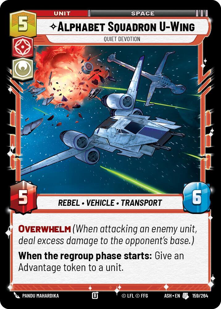 Alphabet Squadron U-Wing - Quiet Devotion - Ashes of the Empire (ASH)