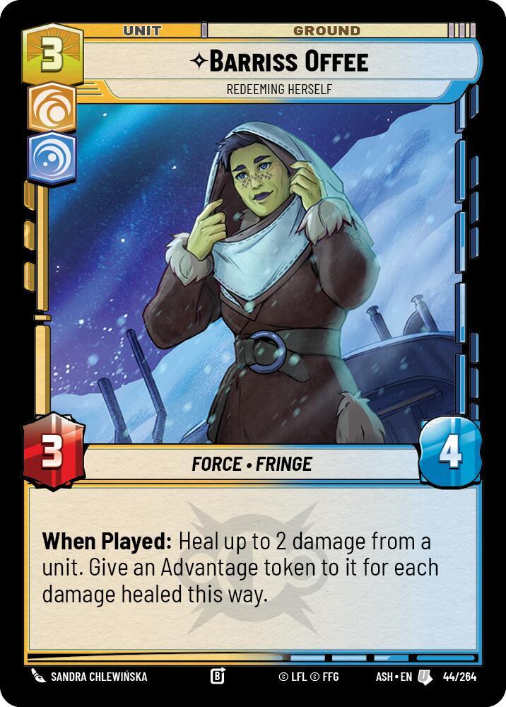 Barriss Offee - Redeeming Herself - Ashes of the Empire (ASH)
