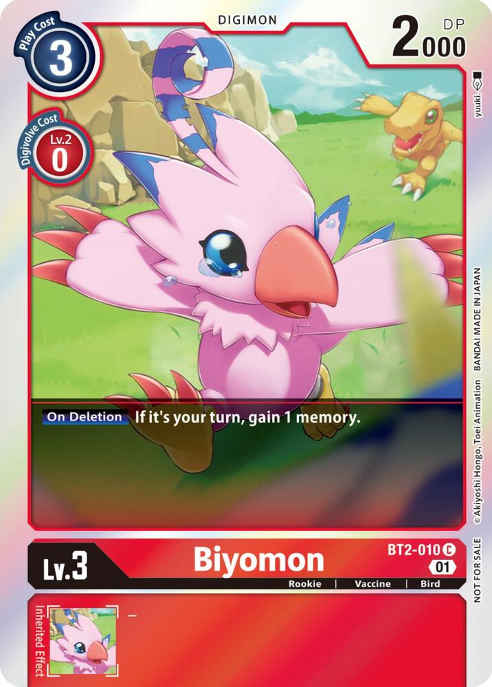 Biyomon - BT2-010 (ST-11 Special Entry Pack) - Release Special Booster 1.0 (BT01-03A)