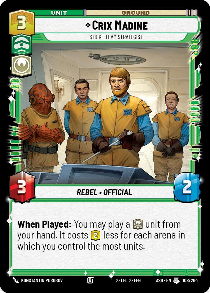Crix Madine - Strike Team Strategist - Ashes of the Empire (ASH)