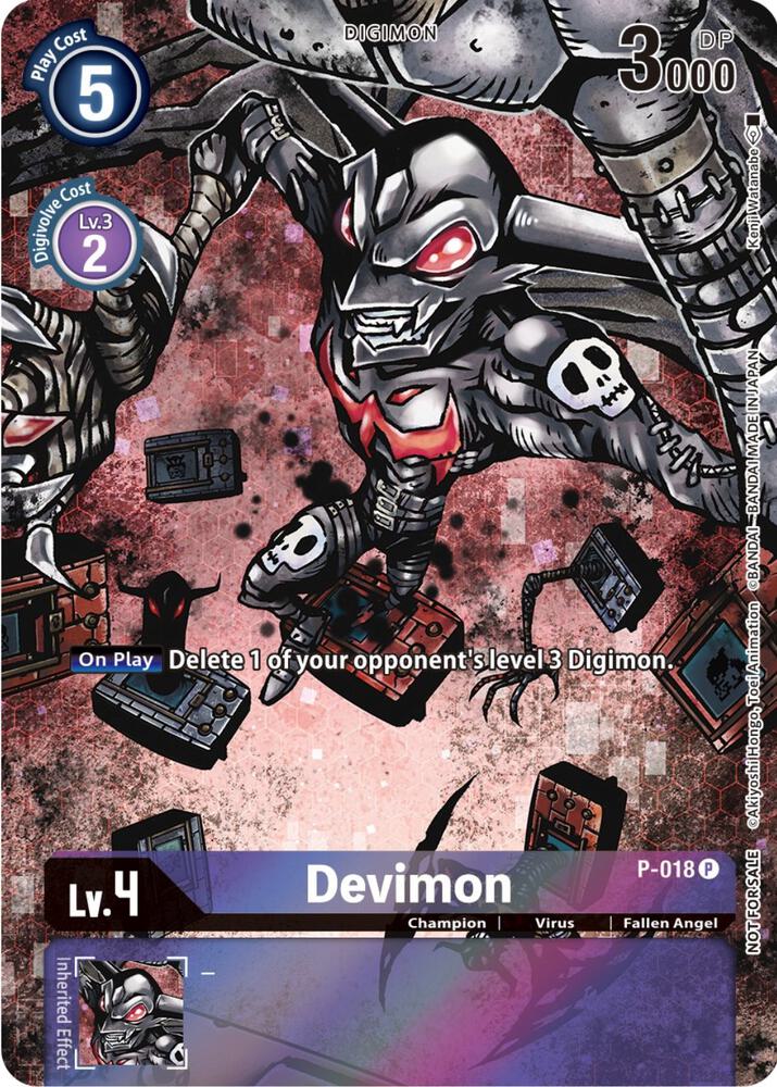 Devimon - P-018 (25th Special Memorial Pack) - Digimon Promotion Cards (D-PR)
