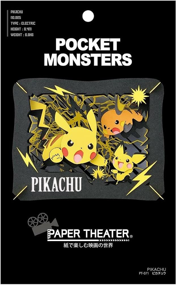 ENSKY Pokemon Pikachu Paper Theater