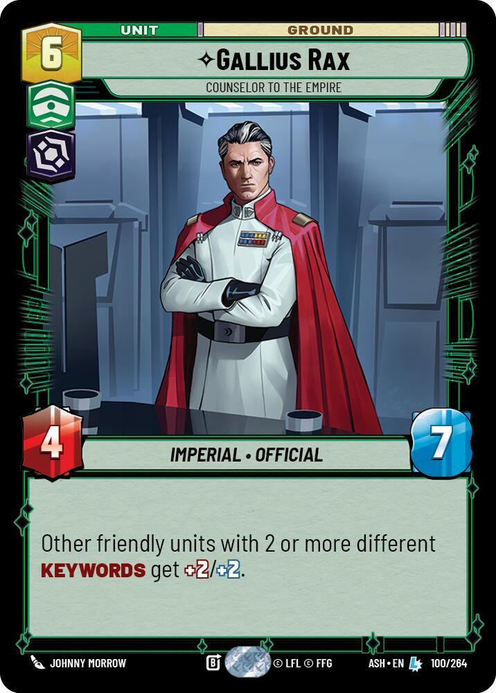 Gallius Rax - Counselor to the Empire - Ashes of the Empire (ASH)