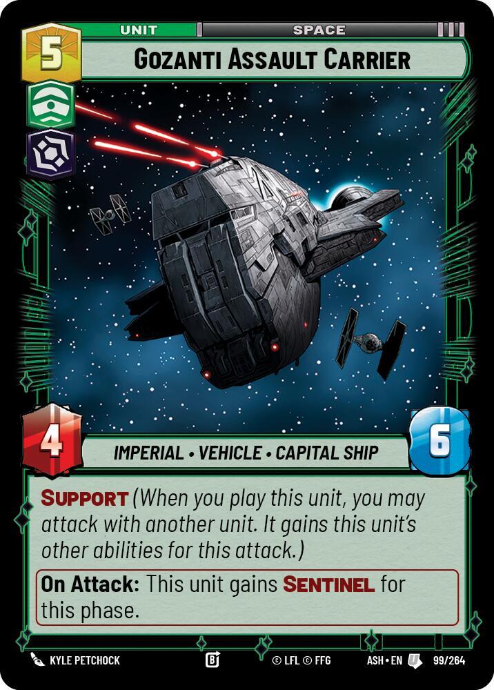 Gozanti Assault Carrier - Ashes of the Empire (ASH)