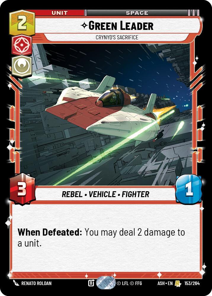 Green Leader - Crynyd's Sacrifice - Ashes of the Empire (ASH)