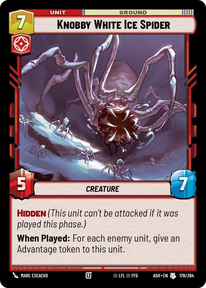 Knobby White Ice Spider - Ashes of the Empire (ASH)