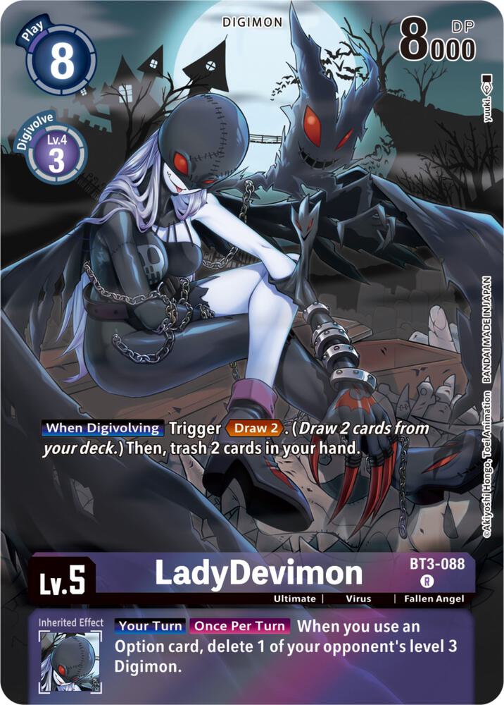 LadyDevimon - BT3-088 (Gift Box 2023) - Release Special Booster 1.0 (BT01-03A)