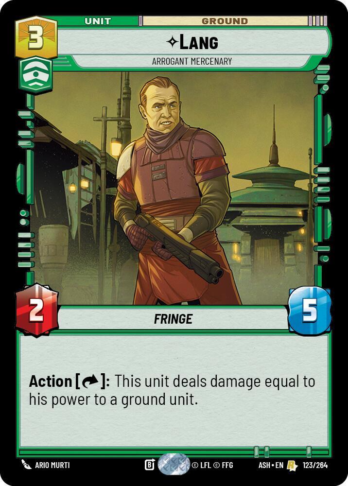 Lang - Arrogant Mercenary - Ashes of the Empire (ASH)
