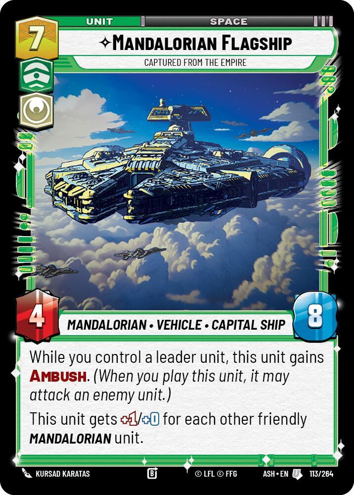 Mandalorian Flagship - Captured from the Empire - Ashes of the Empire (ASH)