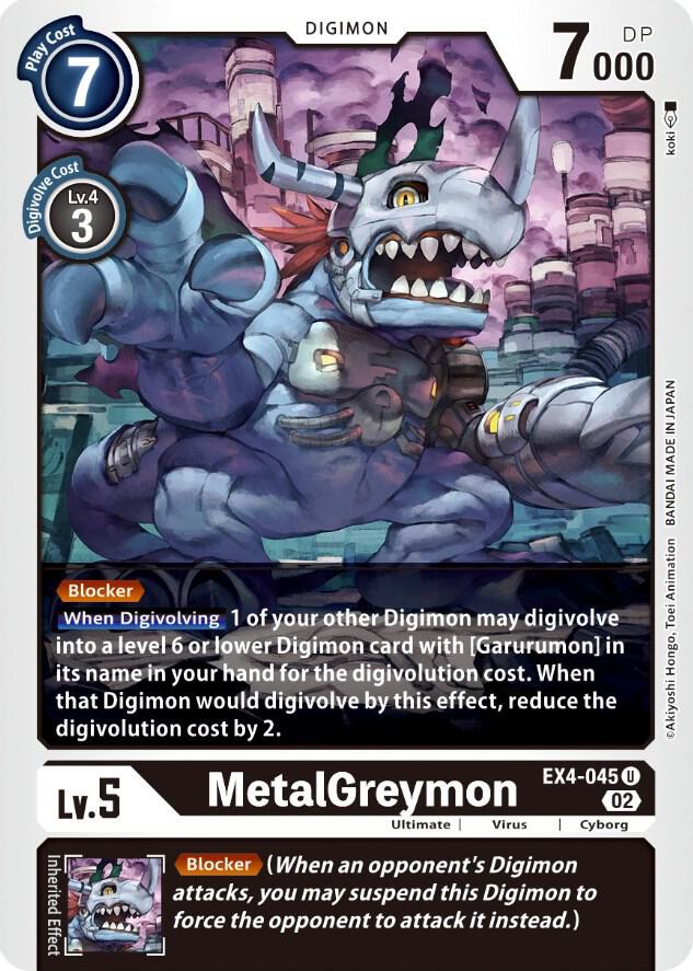 MetalGreymon - EX4-045 - Alternative Being Booster (EX-04)