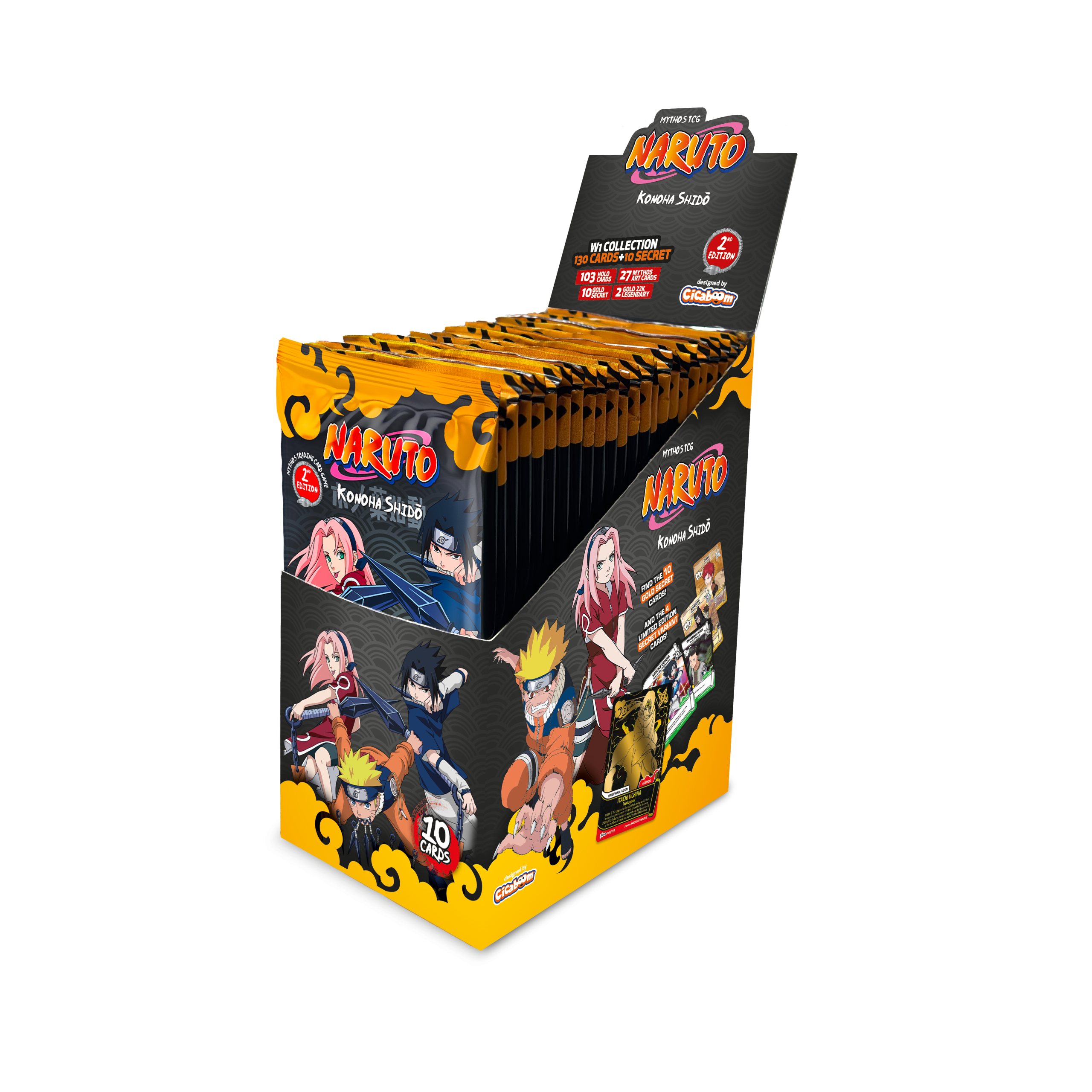 Naruto Mythos TCG - Konoha Shido 2nd Edition - Booster Box