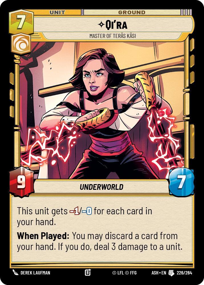 Qi'ra - Master of Teras Kasi - Ashes of the Empire (ASH)