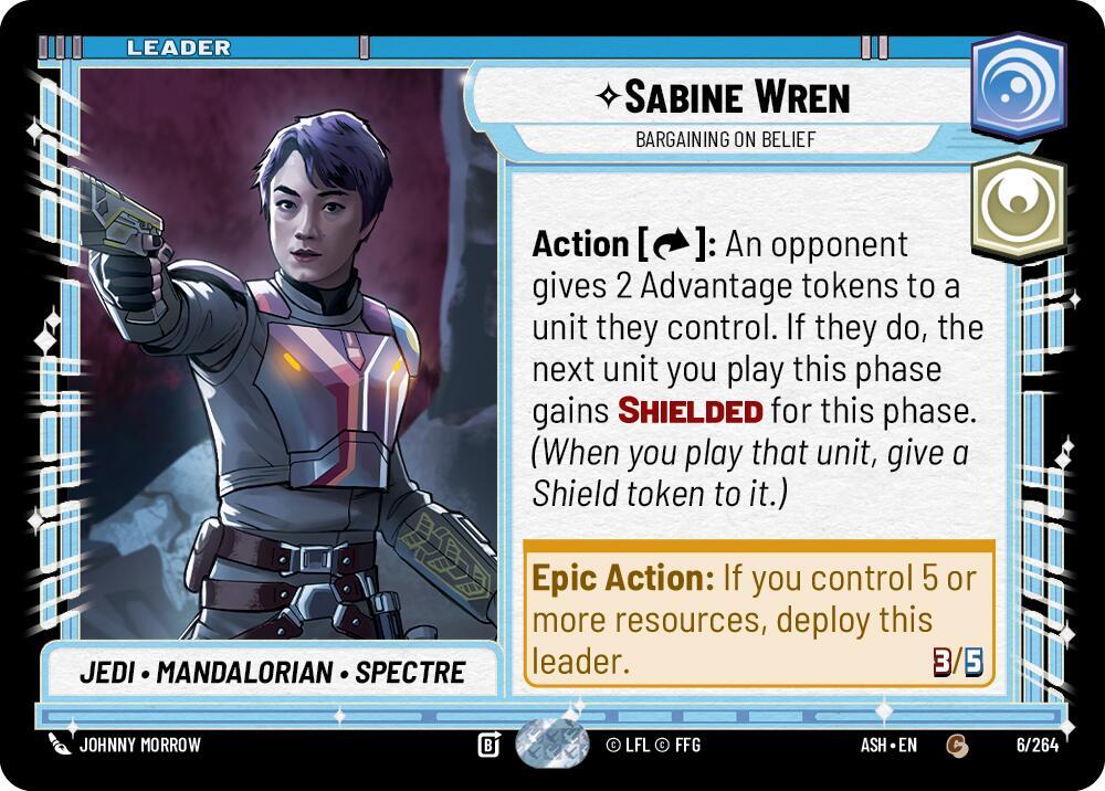 Sabine Wren - Bargaining on Belief - Ashes of the Empire (ASH)