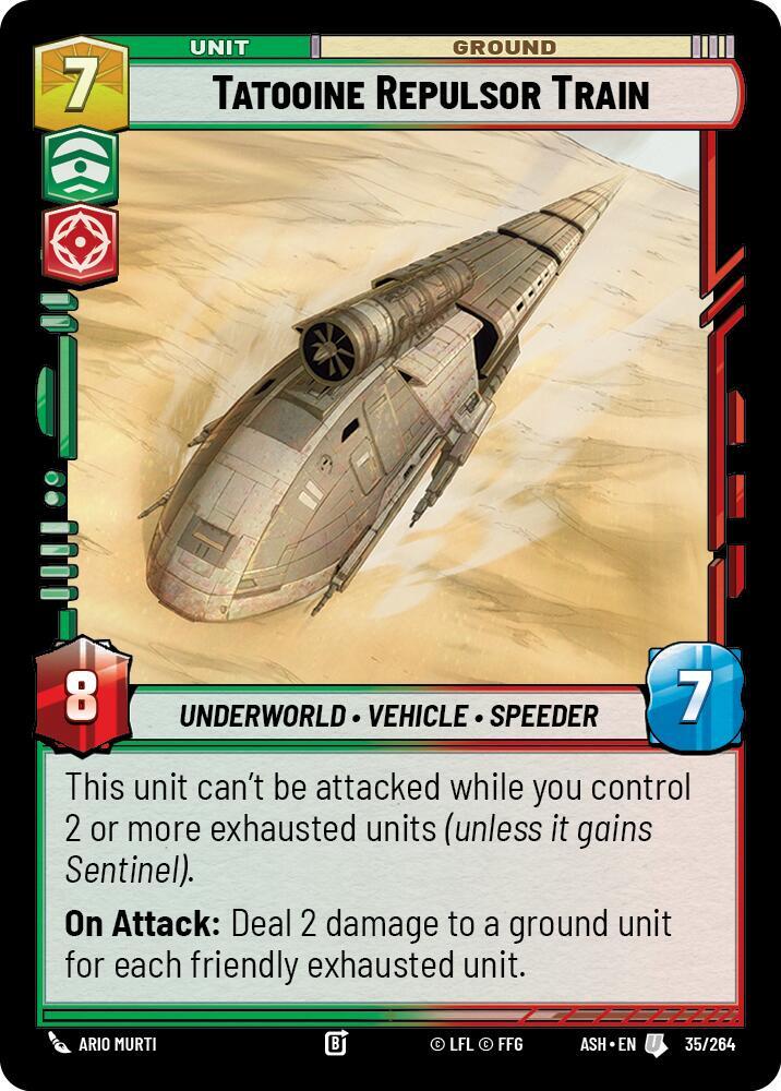 Tatooine Repulsor Train - Ashes of the Empire (ASH)