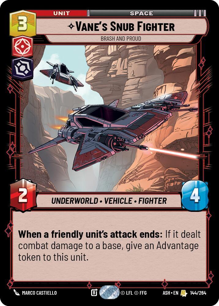 Vane's Snub Fighter - Brash and Proud - Ashes of the Empire (ASH)