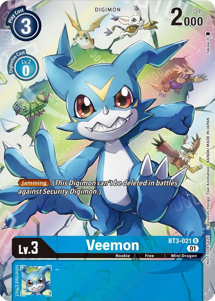 Veemon (1-Year Anniversary Box Topper) - Release Special Booster 1.0 (BT01-03A)