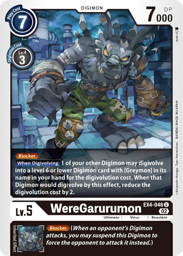 WereGarurumon - Alternative Being Booster (EX-04)