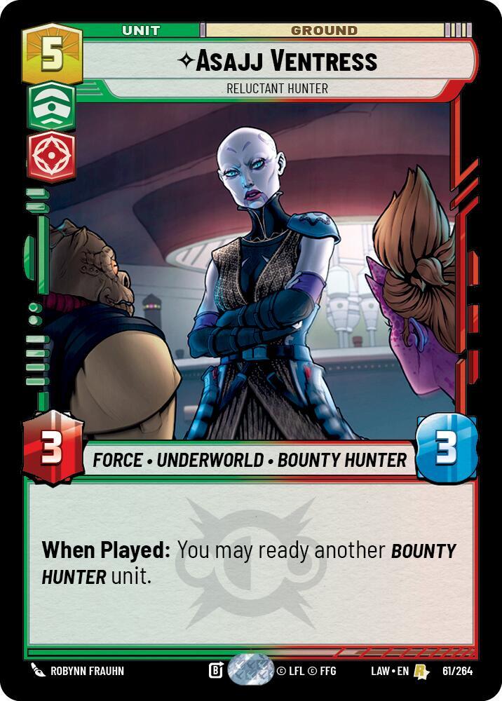 Asajj Ventress - Reluctant Hunter - A Lawless Time (LAW)