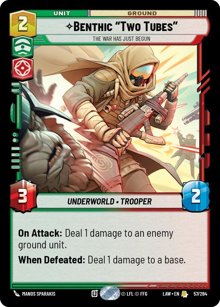 Benthic "Two Tubes" - The War Has Just Begun - A Lawless Time (LAW)