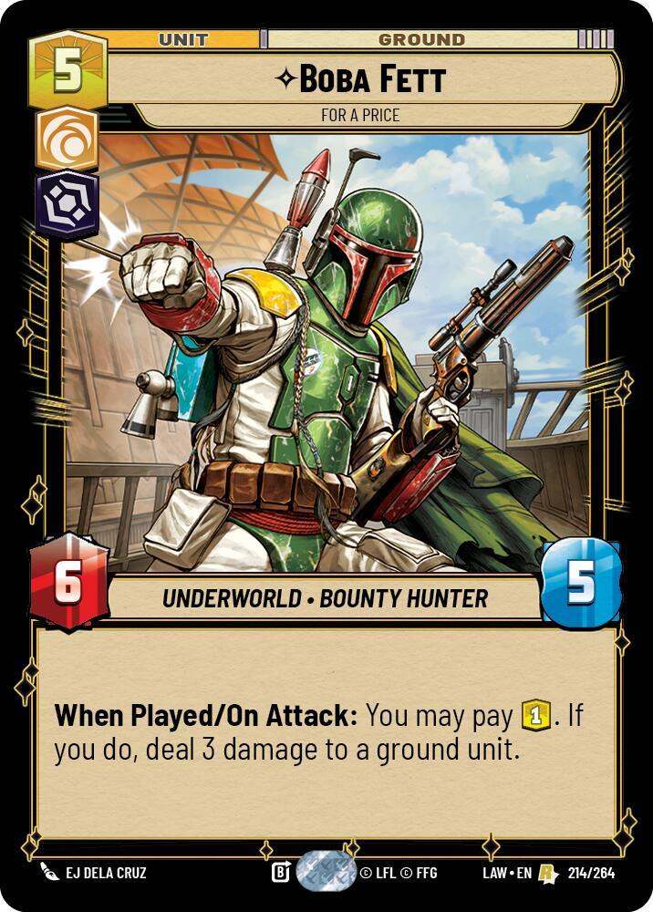 Boba Fett - For a Price - A Lawless Time (LAW)