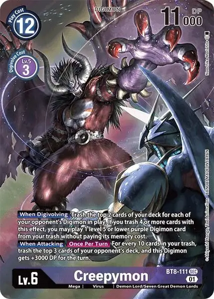 Creepymon (Alternate Art) - New Awakening (BT-08)
