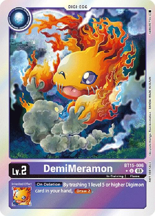 DemiMeramon (Exceed Apocalypse Box Promotion Pack) - Exceed Apocalypse (BT-15)