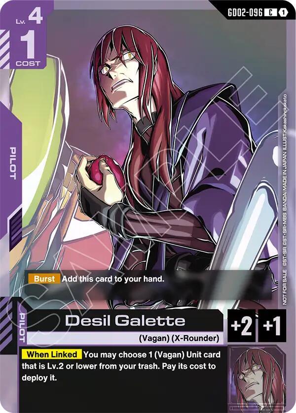 Desil Galette (Store Tournament Participant Pack 04) - Gundam Promotional Cards (GCG-PR)