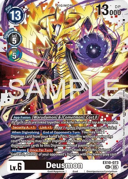 Deusmon - Sinister Order (EX-10)