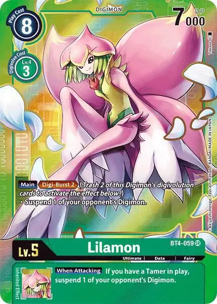 Lilamon (Alternate Art) - Great Legend (BT-04)