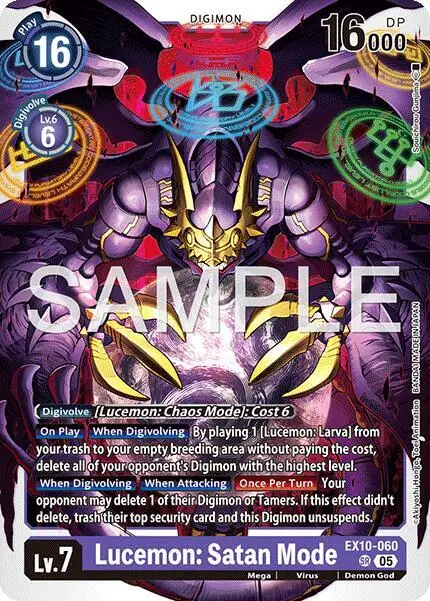 Lucemon: Satan Mode - Sinister Order (EX-10)