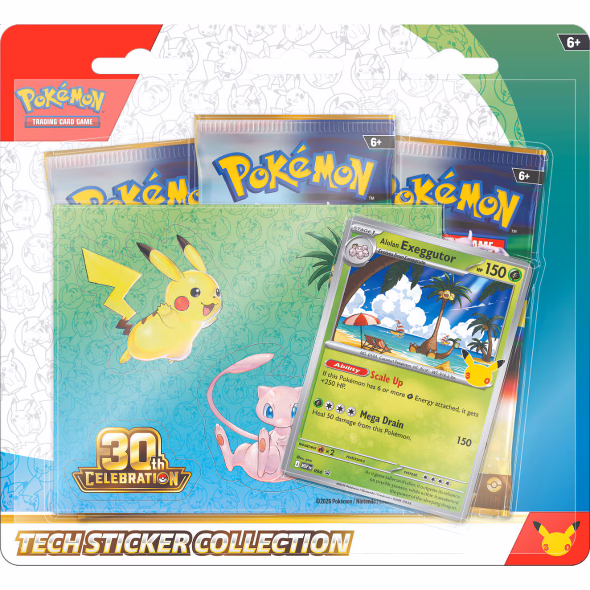 Pokémon TCG 30th Celebration - Tech Sticker Collection