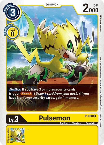 Pulsemon - P-028 - Digimon Promotion Cards (D-PR)