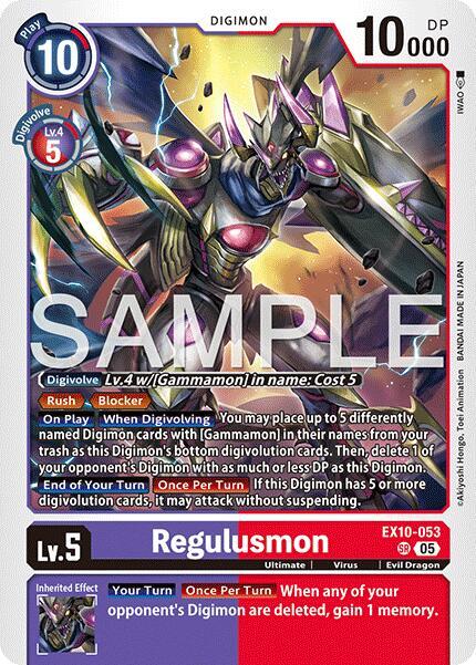 Regulusmon - Sinister Order (EX-10)