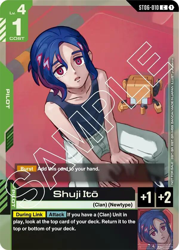 Shuji Ito (Store Tournament Participant Pack 02) - Gundam Promotional Cards (GCG-PR)