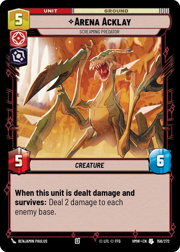 Arena Acklay - Screaming Predator - Homeworlds (HMW)