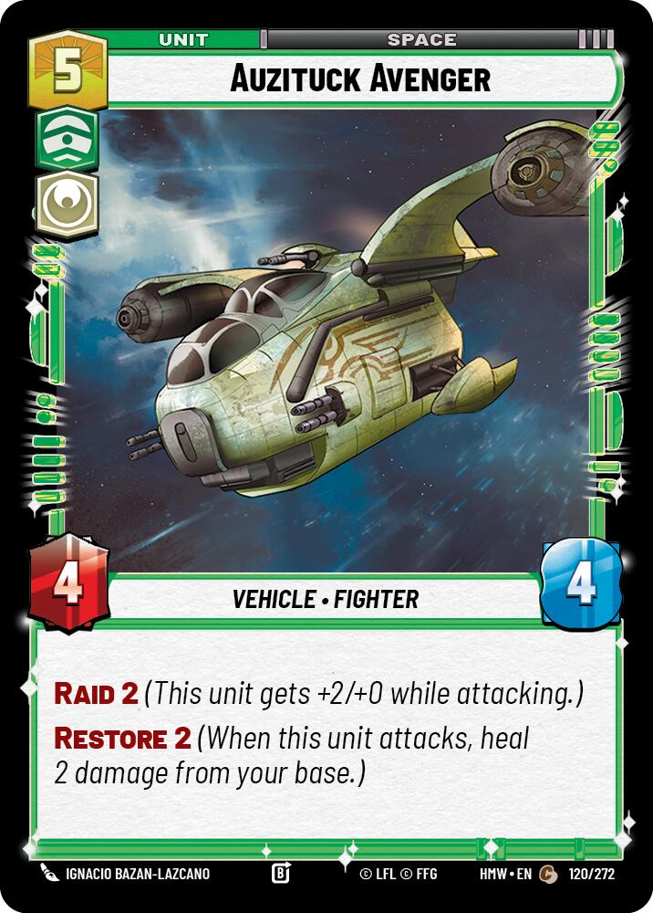 Auzituck Avenger - Homeworlds (HMW)