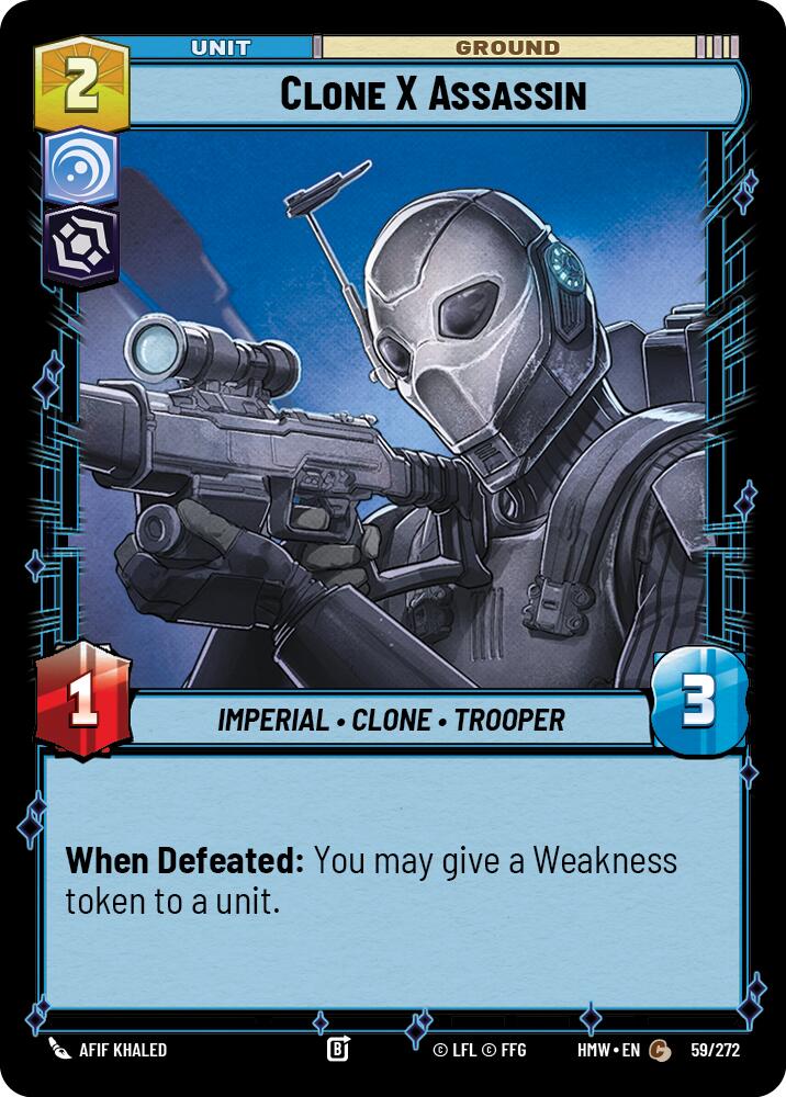 Clone X Assassin - Homeworlds (HMW)
