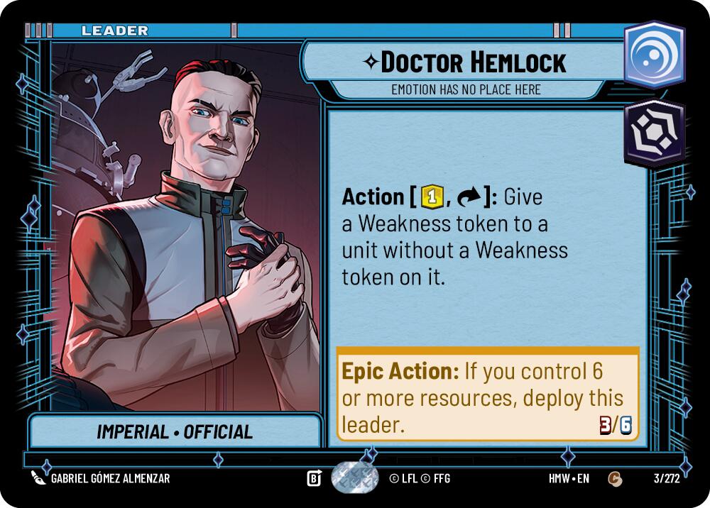Doctor Hemlock - Emotion Has No Place Here - Homeworlds (HMW)