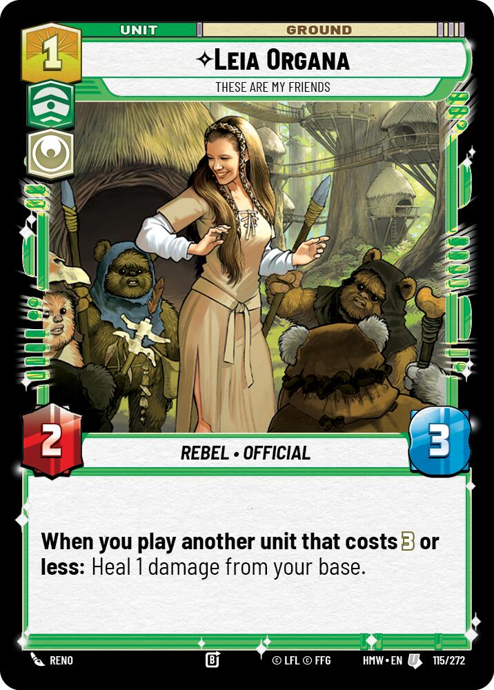 Leia Organa - These Are My Friends - Homeworlds (HMW)