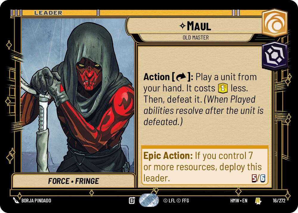 Maul - Old Master - Homeworlds (HMW)