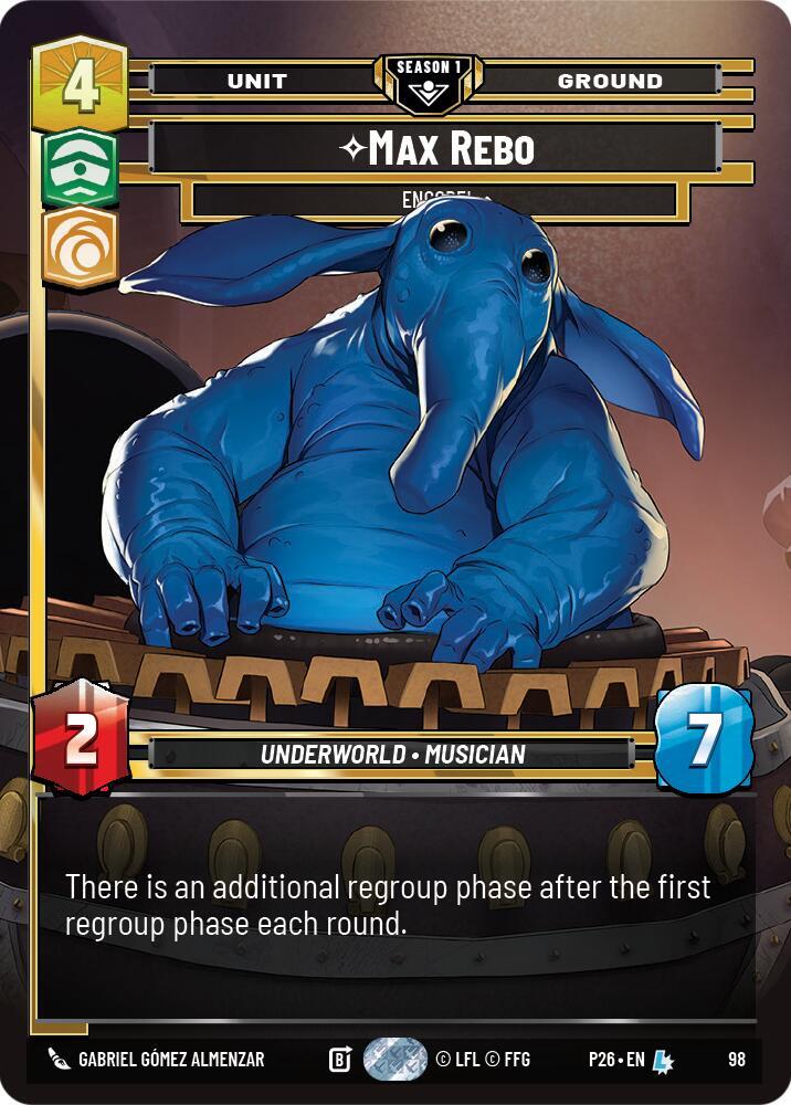 Max Rebo - Encore! (98) - Sector and Regional Promos: Season 1 (SN1)