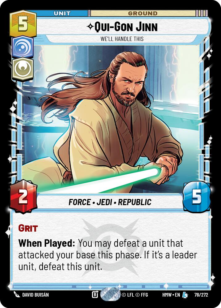 Qui-Gon Jinn - We'll Handle This - Homeworlds (HMW)